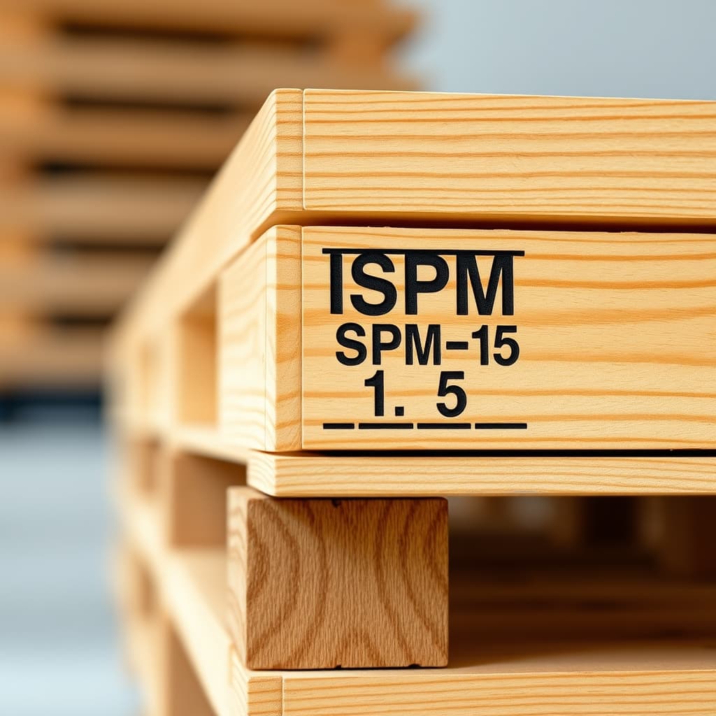 ISPM-15 damgalı ısıl işlemli ihracat paleti