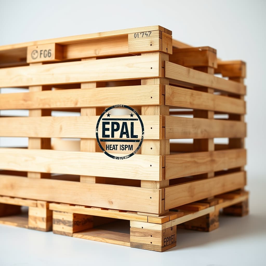 EPAL damgalı ısıl işlemli palet